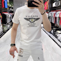 B915#新款男士短袖T恤衫衣威_B915白色_XL适合(130-145斤)
