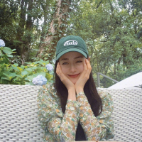 韩国棒球帽子女夏遮阳软顶显脸防晒帽刺绣鸭舌帽热巴同款绿色_绿色hot颜色