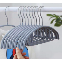 儿童版光感多彩衣架 长31cm 浸塑包裹 适用儿童衣物 10个装 _中墨绿色(光感多彩) 10个装