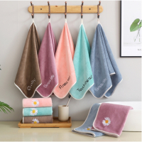 粉丝福利毛巾五条装洗脸毛巾_5条小雏菊款