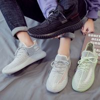 2021夏季新款透气网鞋帆布潮鞋百搭休闲椰子男女通用鞋_CM001灰色_41