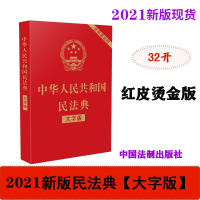 民法典大字版2021年施行的新版民法典 家庭必学_民法典单本