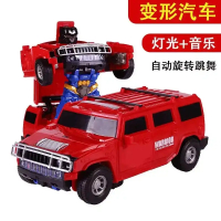 工厂直销2021全新升级人机互变 灯光音乐自动变形机器人_致们:我们是厂家直销,正品保证!现在!即刻发货!