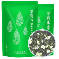全福飘雪2021正宗四川特级茉莉花茶浓香型茶叶峨眉山绿茶500g袋装_250g*2袋(一斤)