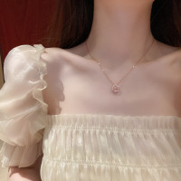 精选-六芒星项链项链轻奢小众锁骨链2021年新款灵动之心_五芒星项链