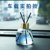 (汐菲)车载香水120毫升 香薰精油家居卧室内厕所熏香藤条香薰_此选项是 圆形防滑垫