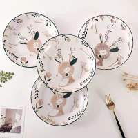 顾家家居小鹿16件套4碗4盘4勺4筷_小鹿16件套4碗4盘4勺4筷