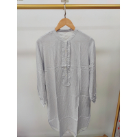 女士 条纹 家居 睡裙 A180_M(125斤