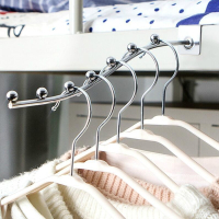 LX床边挂衣钩置物架宿舍神器挂钩床头挂衣服衣架收纳架_5卡位_一个装