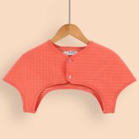 春夏季肩周炎神器中老年睡觉保暖护肩衣男女护肩膀坎肩产妇月子服_亮黄图案(图案随机)_XL