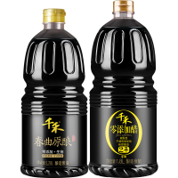千禾酱油春曲原酿1.28L+2年窖醋1.8L_1.28L酱油+1.8L食醋