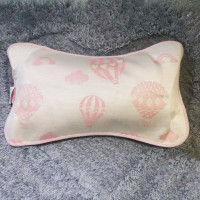 A类印象好冰丝提花茶叶茉莉花夏凉枕30*50cm 0801_绿色花随机