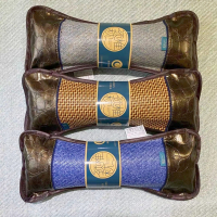 高粱枕夏天凉席枕单人颈椎枕夏凉枕头芯护颈椎枕芯腰枕腰靠 0801_高粱颈椎枕花型随机