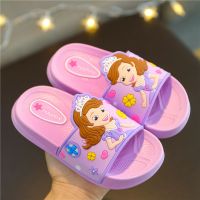 儿童拖鞋夏女童室内防滑软底家用家居卡通可爱小女孩宝宝凉拖鞋女_蓝色耳朵_24/25码内长15.5厘米