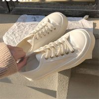 设计感小众帆布鞋女夏厚底年新款潮百搭学生可爱圆头_黄色半拖_10码勿拍 不发货