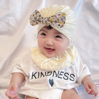 安晴家胎帽夏薄款婴儿帽子护囟门帽减少宝宝空调房印度帽_樱花粉_S适合0-3个月_收藏加购优先发货