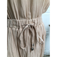 夏B4-4-1 16056 气质修身舒适款连衣裙_杏色_XL(125斤)