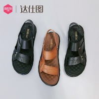 3087大东达仕图夏款休闲两穿轻盈休闲凉鞋_棕色_43