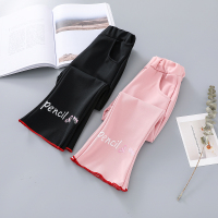 女童秋款喇叭裤上新限量2021秋款上新工厂直供_灰色pencil_130建议身高115-125cm