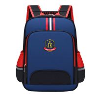 佰捷 书包 小学生书包 儿童书包 韩版双肩包减负背包 防水书包_黑色中号(1-2年级)