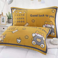 新品八层枕巾(52*78)_粉色柳叶