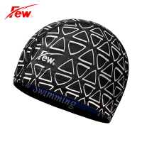 飘(FEW)2021新品网纹泳帽WW001舒适透气佩戴舒服男女通用_01黑色
