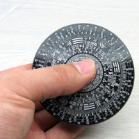 合金 指尖陀螺 减压 指尖玩具 金属太极陀螺_小号直径60mm12生肖陀螺