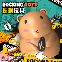 儿童电动玩具跟随小分队卡通磁力摇摆小分队小鸡动物公仔学爬玩具_8颗7号电池_电池+螺丝刀套装