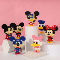 入门级拍1发2小颗粒拼插积木儿童益智玩具礼物_6014米奇+6015米妮