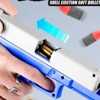 才佳优选柯洛克手动泡壳玩具_粉款+1+8蛋壳+10软弹-送消音器