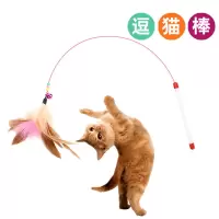 逗猫棒 逗猫玩具 宠物玩具 逗猫神器 训猫棒 互动神器 猫玩具_1个