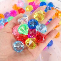 618尊享宝石玩具儿童亚克力水晶石塑料儿童水晶宝石儿童串_混色10颗有孔装