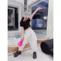 个性灯笼裤套装_单白上衣_170
