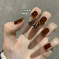 MAXFINE2021年新色套装!!健康指甲油8ml 夏天显白色_2瓶-M01红茶拿铁+护甲底油