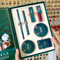 西子同款彩妆套盒花容玉颜书本礼盒 新手全套化妆品彩妆套装_礼盒七件套