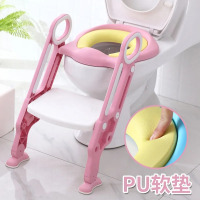 宝妈儿童坐便器马桶梯椅 可折叠厕所马桶架盖 婴儿坐垫圈_马桶圈随机颜色