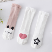 三双装婴儿长筒过膝袜子不勒腿0-3岁婴儿夏季防蚊袜_抱抱象_1-3岁