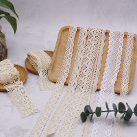 5米棉线花边蕾丝材料手工diy瓶子工艺品装饰服装辅料幼儿园环创_13号5米