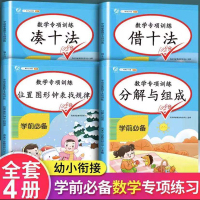 2021幼小衔接教材全套4册一年级学前班幼儿入学_数学专项训练(全4册)
