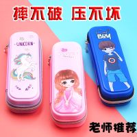 儿童笔袋文具盒韩版可爱幼儿园小学生男女铅笔盒简约笔袋_粉皇冠公主