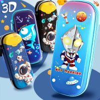 3D可爱笔袋小清新铅笔盒创意男女小学生文具盒幼儿园大容量儿童_恐龙乐园-粉色