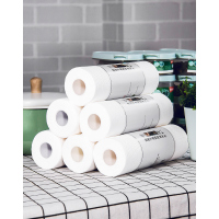 禧天龙懒人抹布厨房干湿两擦手巾一次性洗碗巾25cm*25cm*50片_干湿分类一次性抹布25cm*25cm*50片*1卷