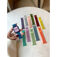 iwatch6米兰回环磁吸不锈钢适用苹果手表SE表带watch23_米蓝-酒红色_华米1/2/3代GTR2-22mm