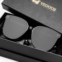 一岑新款偏光太阳镜时尚墨镜潮流街拍眼镜男女大脸韩版_普通款墨镜