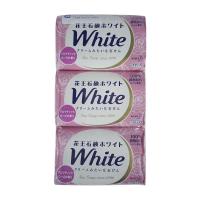粉色玫瑰味 [促销价]日本进口KAO香皂white植物香皂玫瑰柠檬牛奶味沐浴皂130g