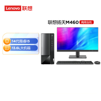联想(Lenovo)扬天M460 定制升级 商用办公台式电脑整机(i5-14400 16G 1T SSD固态 Win11)27英寸显示器