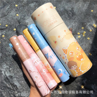 小怪兽桶装唇釉 套装防水保湿不沾杯显白可爱高颜值口红彩妆