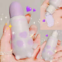 小奶牛持妆粉底液防水保湿轻薄服帖防紫外线小奶瓶隔离霜