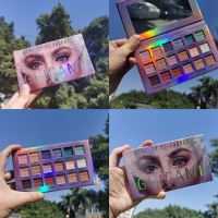 水逆星球十八色眼影 默认 18色水星逆行沙漠玫瑰神仙眼影盘超火土豆泥初学者彩妆