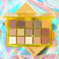 15色蜂蜜黄油眼影盘 10.8g 15色蜂蜜油眼影盘 珠光哑光脆香米眼影国货彩妆盘